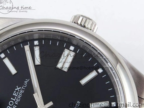 124300 Black Steel Best Oyster APF Edition VR3230 41mm 1:1 904L Dial Perpetual 0409